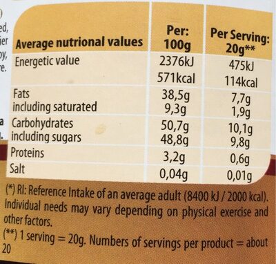 Crumpy Dark Chocolate Spread 400g