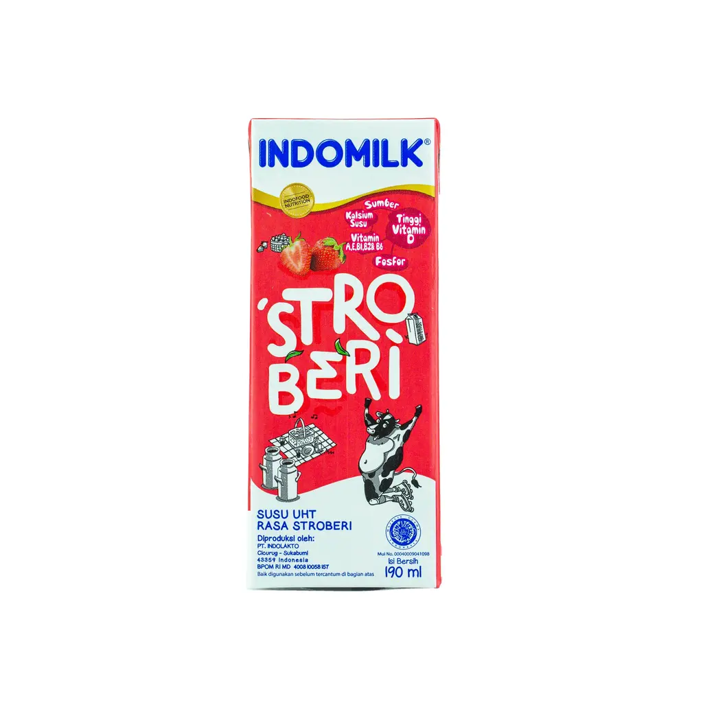 Indomilk 180ml (Strawberry)